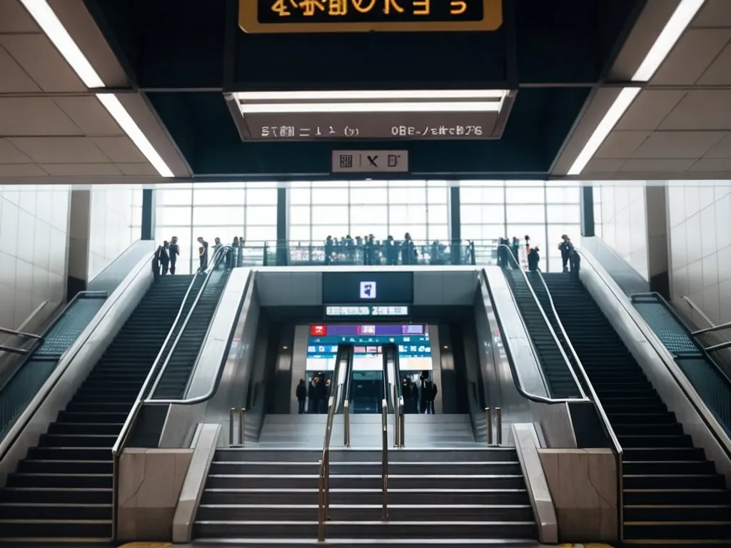 銀座の駅の入口