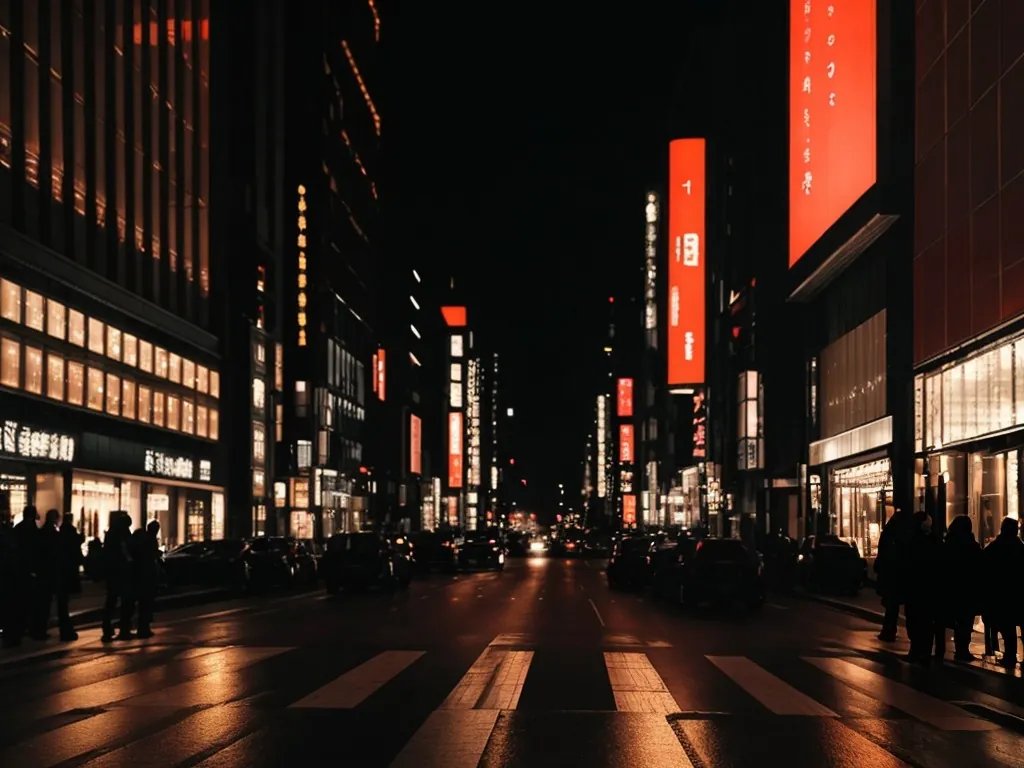 夕暮れの銀座