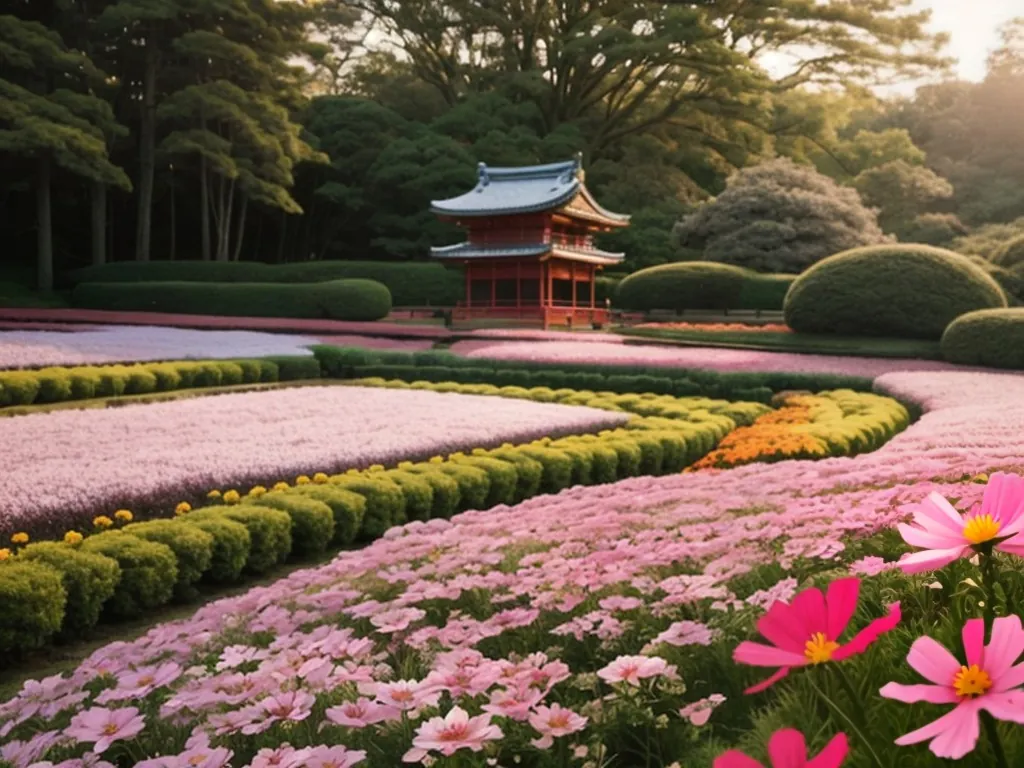季節の花畑