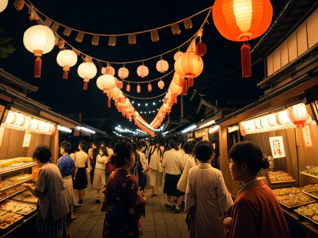 夏祭りの夜