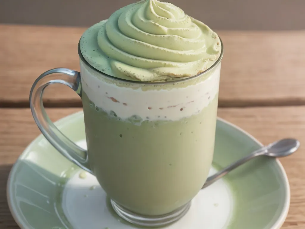 スイーツと抹茶